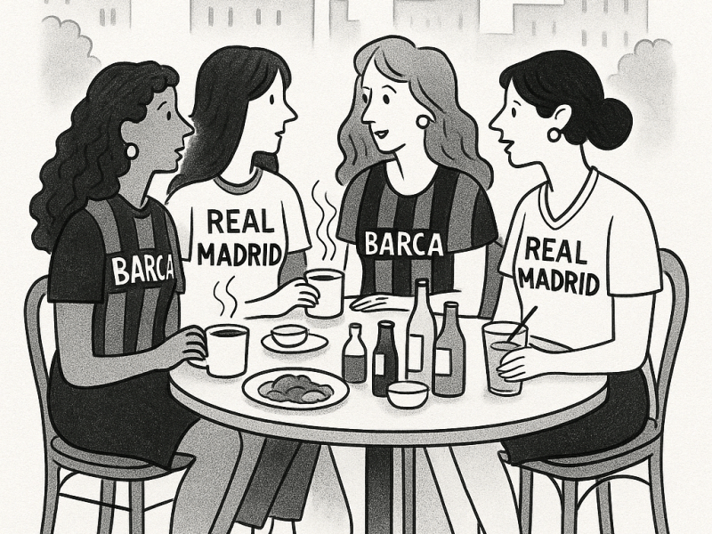 Monogamia o poligamia – Ser del Madrid o del&nbsp;Barça.